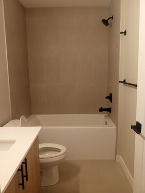 Towels, soap, toilet paper