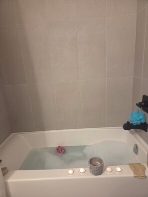 Towels, soap, toilet paper