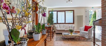 Chambre 'Verde' avec Jardin Partagé, Wi-Fi et Climatisation