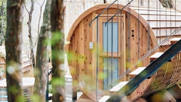 Room with Sauna, Non smoking | Desk, free WiFi, bed sheets