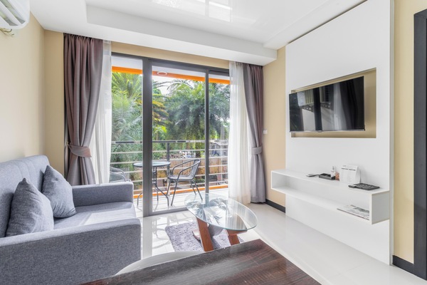 Apartamento, sacada | Área de estar