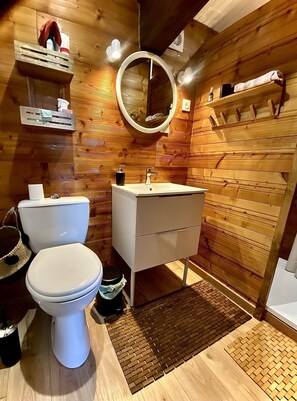 Free toiletries, hair dryer
