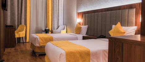 Chambre Standard avec lits jumeaux | AccĂšs au Wi-Fi (inclus), literie fournie
