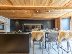 Dining - Renovated apartment with WiFi in Val-d'Isère (Val-d'Isère)