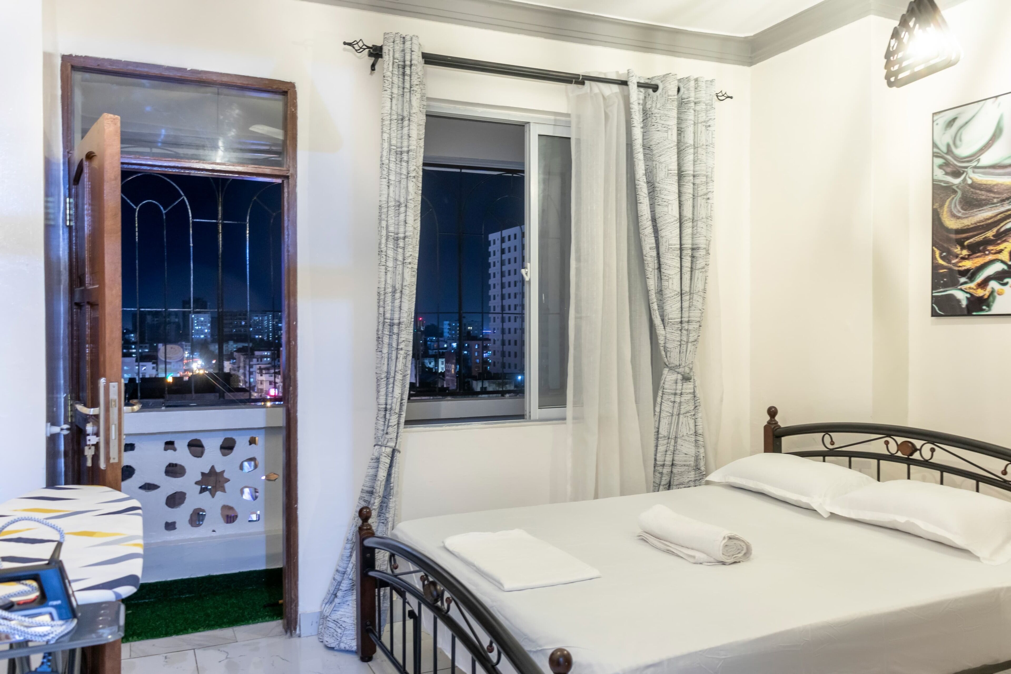 1 makuuhuone, silitysrauta/-lauta, Wi-Fi, vuodevaatteet