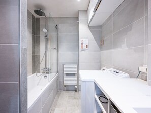 Hair dryer, towels
