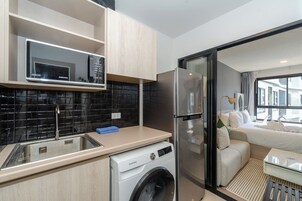 Apartamento | Cozinha privada | Chaleira elétrica