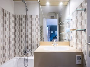 Hair dryer, towels