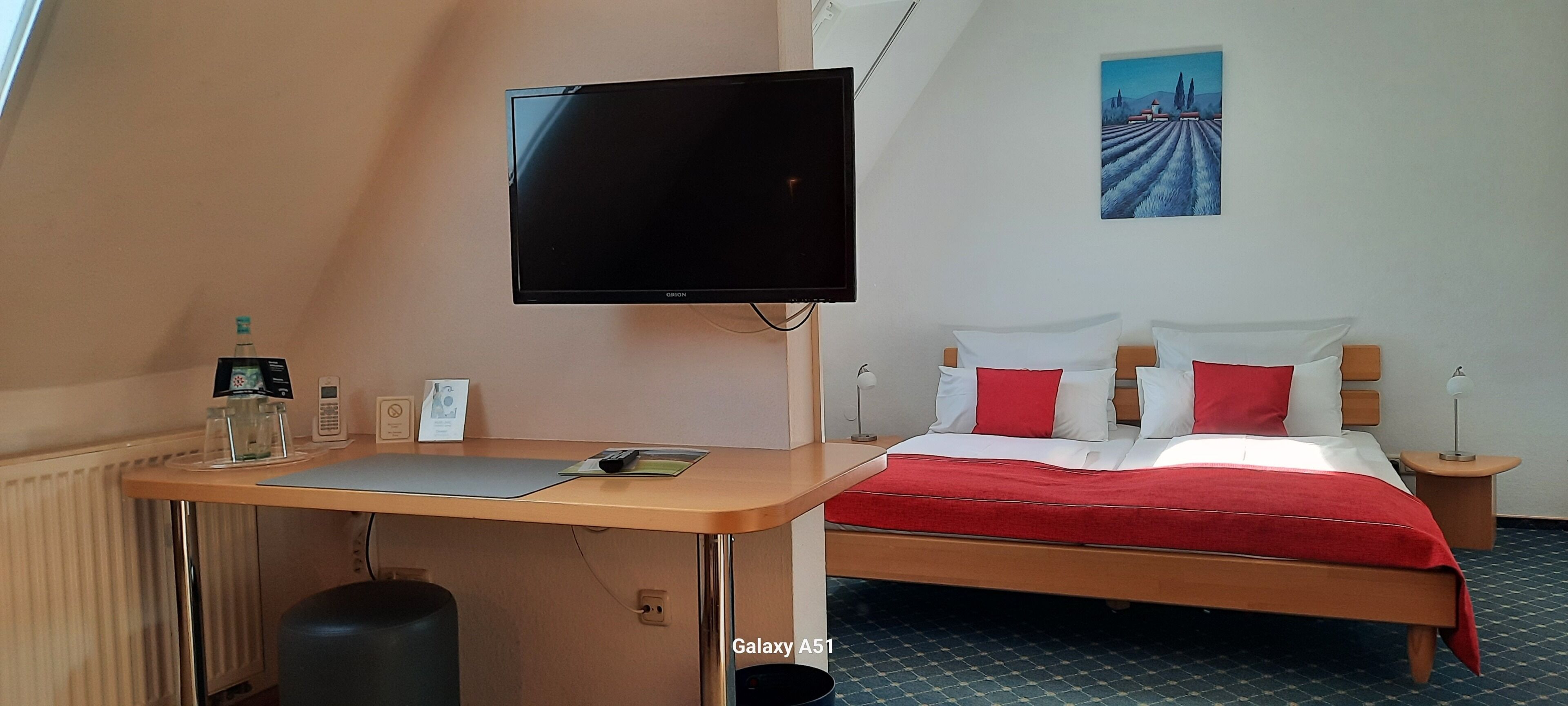 Comfort Double Room, City View | Hypo-allergenic bedding, desk, blackout curtains, soundproofing