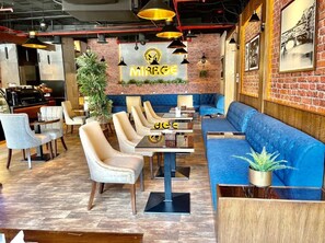 Sittområde i lobbyn