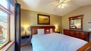 2 Schlafzimmer, Schreibtisch, kostenloses WLAN, Bettwäsche