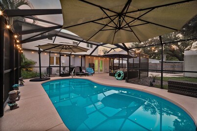 Cozy home w/ private pool & backyard fun