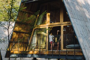 Cabane, non-fumeurs, animaux de compagnie acceptés (Dog Friendly, Private) | Bureau, Wi-Fi gratuit, draps fournis