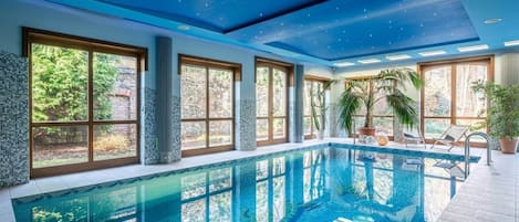 Una piscina riscaldata
