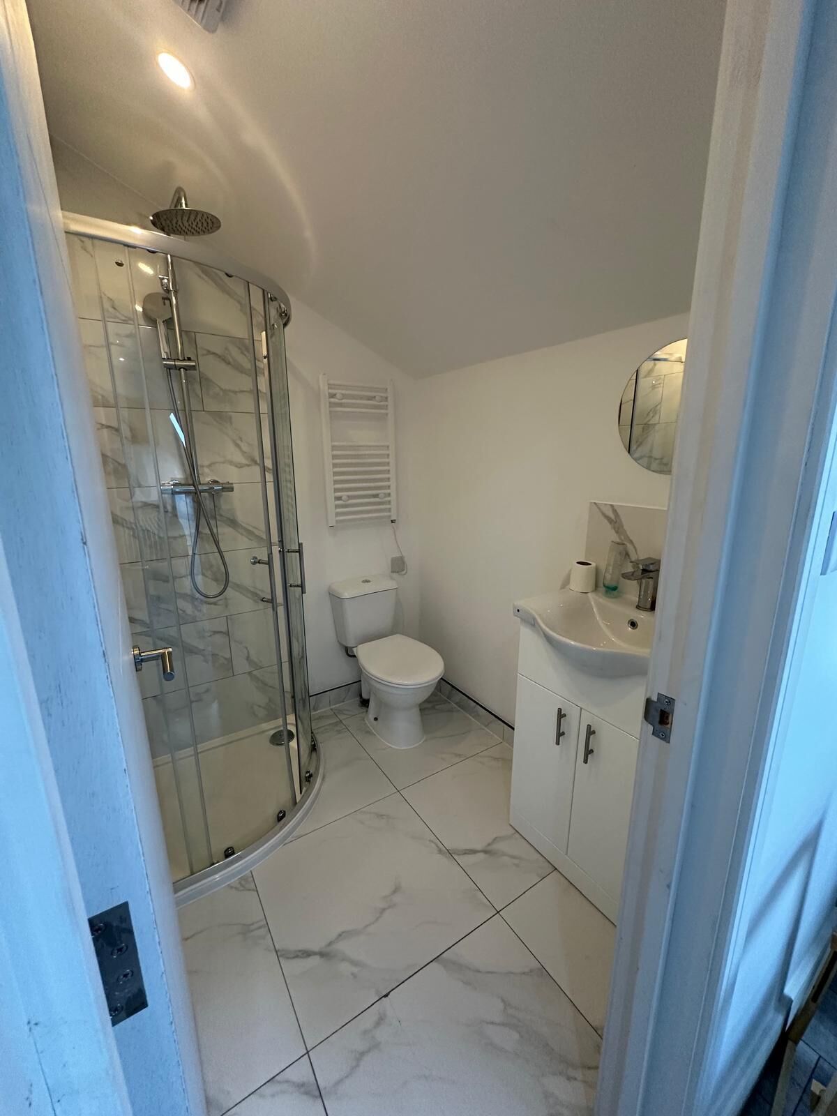 Towels, soap, toilet paper