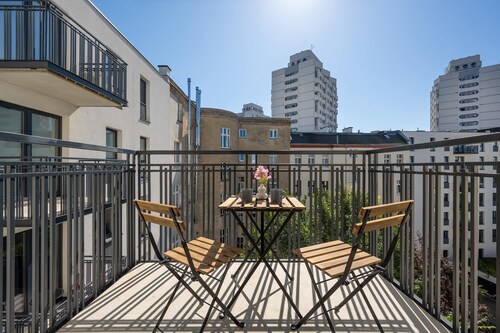 Bright Apartment in Wroclaw | Balcony | Pet Friendly