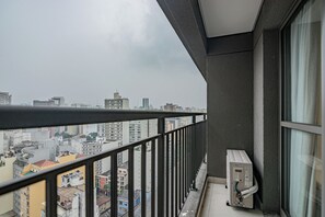 Vista de la ciutat des de l'allotjament