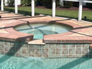 Outdoor pool - Palm POOL & SPA Retreat near beautiful Florida Gulf Beaches (Seminole)
