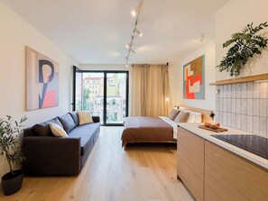 2 bedrooms, iron/ironing board, travel crib, WiFi