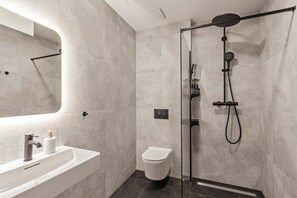 Regadera y secadora de cabello 