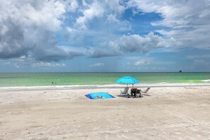 On the beach