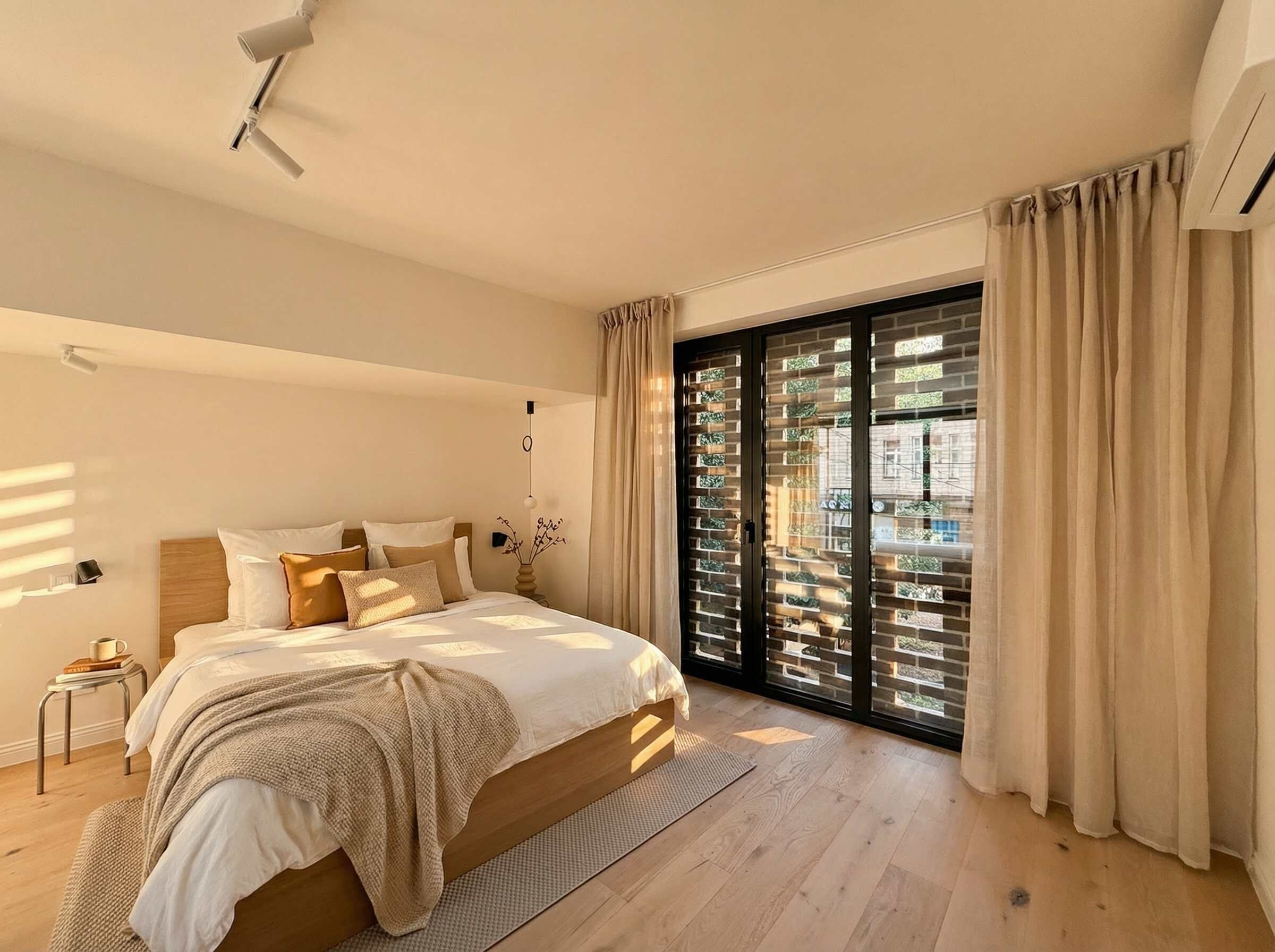 2 habitaciones, tabla de planchar con plancha, cuna de viaje y wifi 