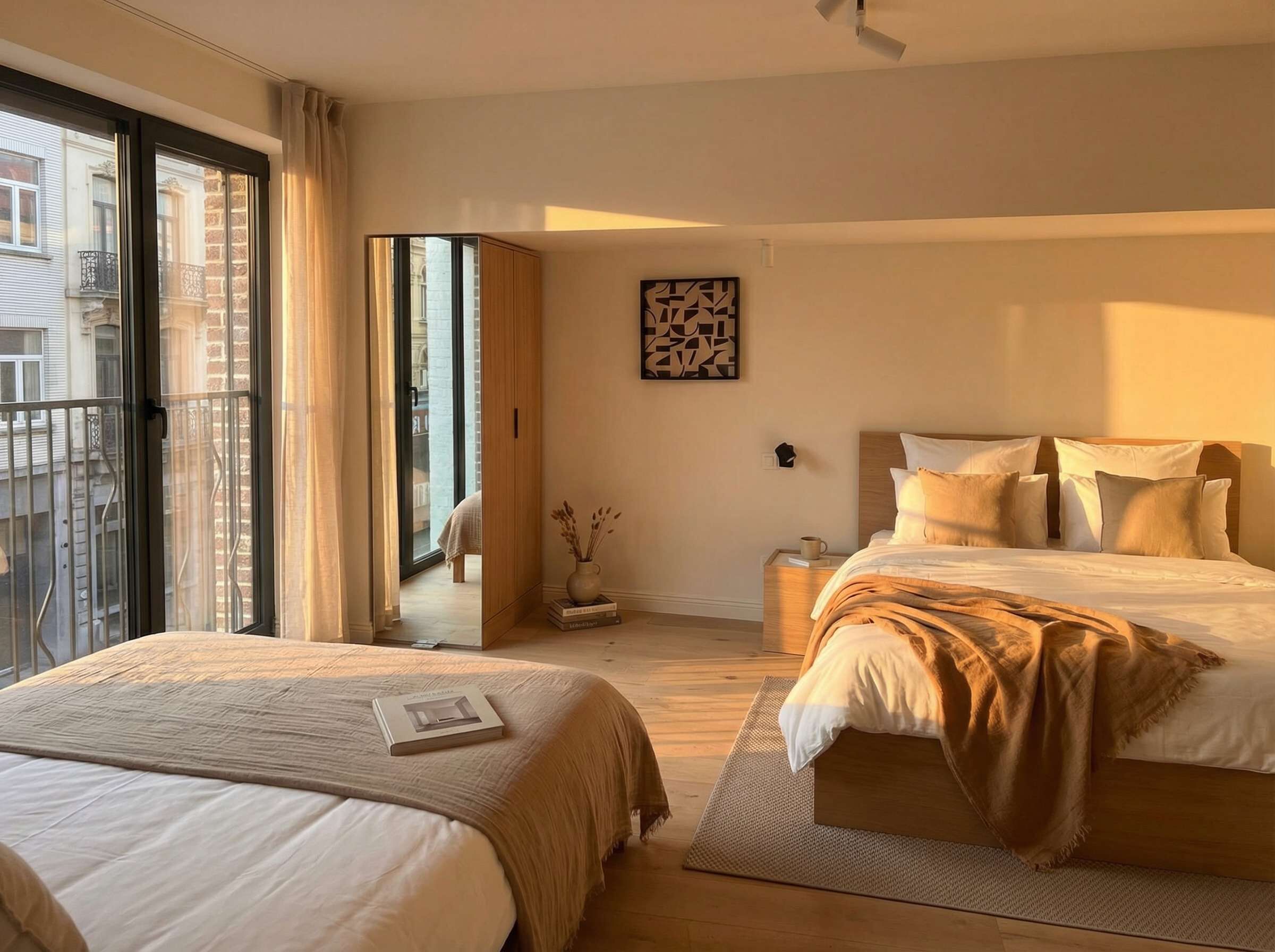 2 chambres, fer et planche à repasser, lit parapluie, Wi-Fi