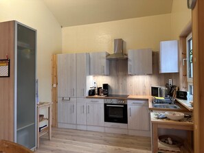 Private kitchen - Ferienhaus 4 Elemente in Selchow mit Tollem Garten (Storkow)