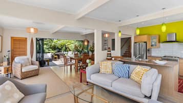 TV, fireplace, offices