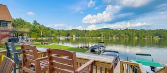 Waterfront Haven w/ Boat Dock! Fort Ann Retreat