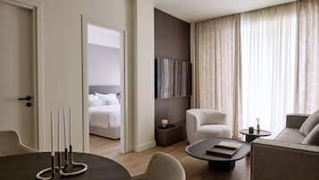 Smart TV 45 pulgadas con canales de televisión vía satélite, Netflix