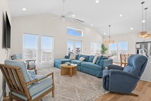 Smart TV - All is Swell! Surf, Stay, & Soak It In w/Private Pool, Ocean Views & Elevator (Atlantic Beach)