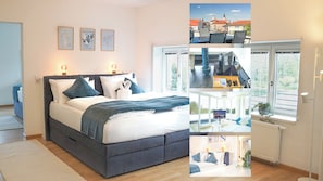 2 Schlafzimmer, Schreibtisch, Bügeleisen/Bügelbrett, kostenloses WLAN