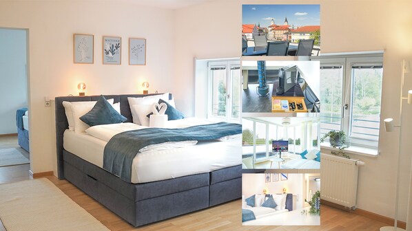 2 bedrooms, desk, iron/ironing board, free WiFi