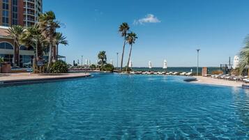 Indoor pool, a heated pool