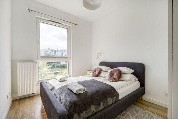 Blackout curtains, iron/ironing board, free WiFi