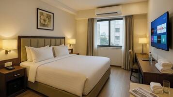 Deluxe Double or Twin Room, City View | Free WiFi