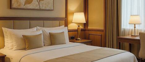 Deluxe-Doppel- oder -Zweibettzimmer, Stadtblick