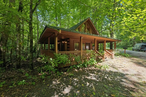 Cozy Creekside Cabin With Wraparound Porch 1 Bedroom Home