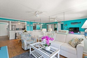 Condo, 2 Bedrooms | Living area - Aqua Vista Retreat 2 Bedroom Condo (St. Augustine)