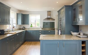 House, Patio | Private kitchen