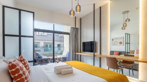 1 室のベッドルーム、アイロン / アイロン台、WiFi (無料)、ベッドシーツ