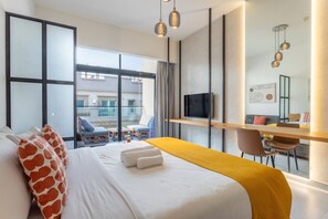 1 chambre, fer et planche à repasser, Wi-Fi gratuit, draps fournis