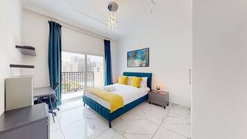 1 chambre, fer et planche Ă  repasser, Wi-Fi, draps fournis