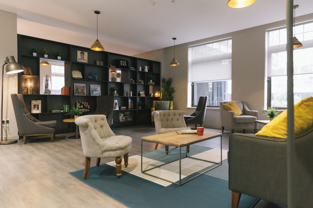 Sitzecke in der Lobby