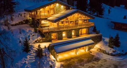 Chalet with panoramic view of Mont Blanc
