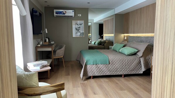 Caja de seguridad en la habitación, escritorio y wifi gratis