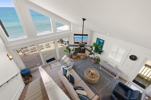Maison, plusieurs lits (Dolphin House) | Coin séjour