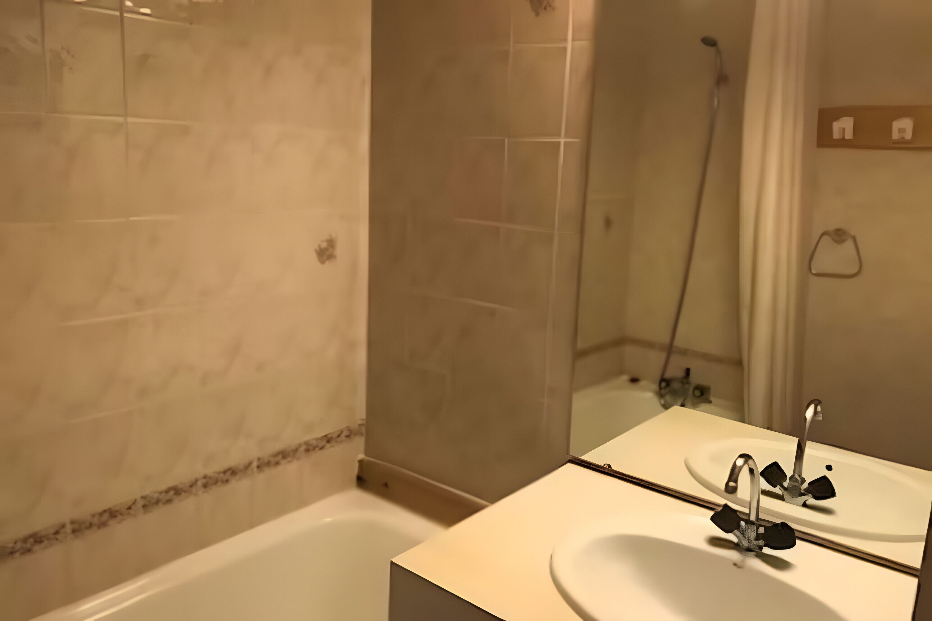 Regadera y secadora de cabello 