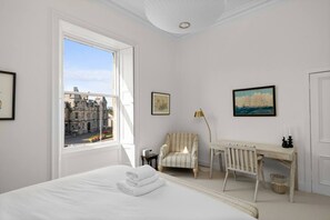 Desk, iron/ironing board, free WiFi, bed sheets